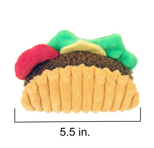 Juguetes de Peluche para Perros de Comida Linda TONBO (Combo de Martes de Tacos) - Imagen 4