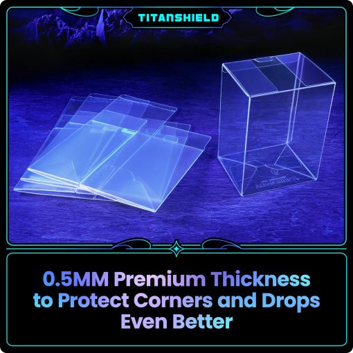 Protector de Manga TitanShield 0.5mm Platinum Resistente a los Rayos UV y a los Rasgunos Compatible con Figuras de Funko - 4" Pulgadas Pop! Vinilo (60 Unidades) - Imagen 7