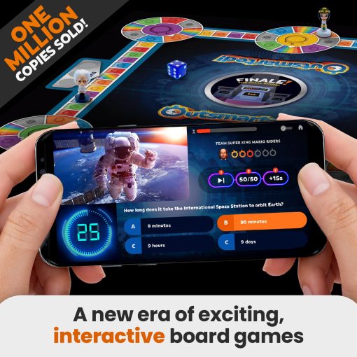 Outsmarted - El Juego de Mesa de Concurso en Vivo | Ninos, Adolescentes y Adultos | La Noche de Juegos Familiar Definitiva | Edad 8+ | Perfecto para 2-24 Jugadores | 10,000+ Preguntas Multimedia | Edicion 2024 - Imagen 4