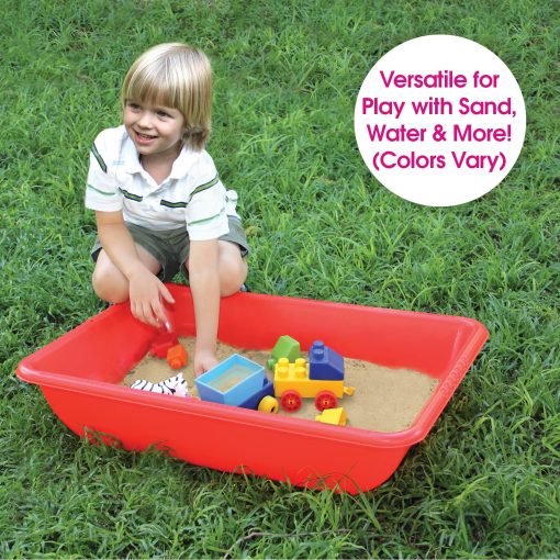 Mesa de Actividades Edushape, Amarillo - Mesa de Arena y Agua para Ninos de 3-5 Anos - Mesa Sensorial Apta para Jugar como Mesa de Agua para Ninos, Mesa de Agua para Ninos Pequenos o Mesa de Arena - Juguetes para Guarderias, Preescolares - Imagen 3