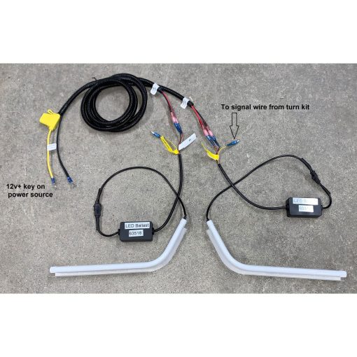 Kit de Senales de Giro Plug and Play para Polaris General con Luces Frontales en Forma de Lagrima (Interruptor Basculante, con Claxon) - Imagen 4