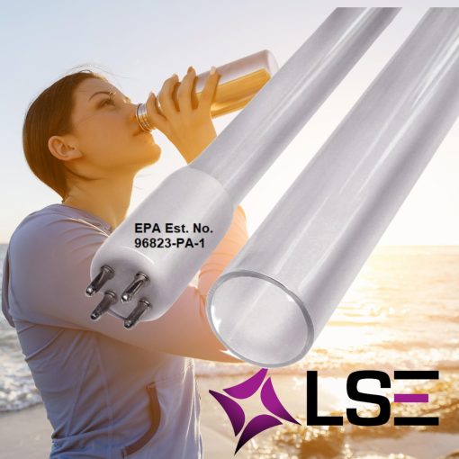 LSE Lighting Combo Lampara UV y Manga de Cuarzo para GAUVL-10S, GAUV-10SM - Imagen 5