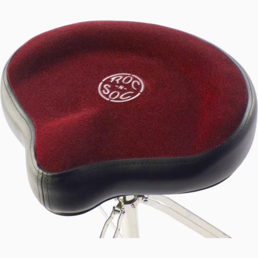 Taburete de bateria ROC-N-SOC Nitro Gas con Silla Original, Rojo - Imagen 3