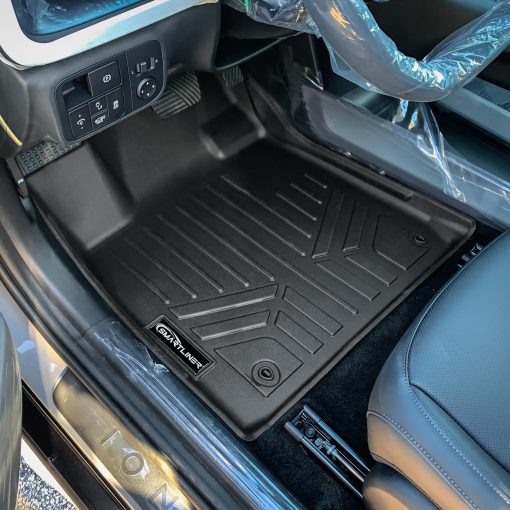 Juego de tapetes para piso SMARTLINER de proteccion para todo clima, negro, compatible con Hyundai IONIQ 6 2023-2024 - Imagen 2