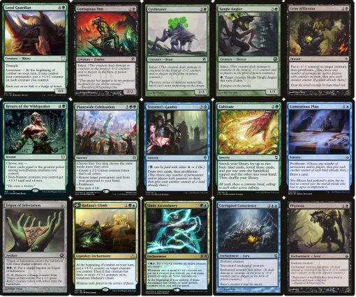 Mazo de Comandante de elite Infect - Sultai - Negro Verde Azul - EDH - 100 Cartas - Mazo Personalizado de Magic The Gathering - ?Muy Fuerte! - Imagen 5