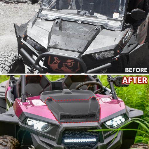 Capo turbo para Polaris RZR XP 1000 / RZR 900 14-20, Kit de entrada de aire para capo turbo para Polaris RZR XP 900 1000 S Turbo 2014-2020 (Reemplazo #2881467) - Imagen 6