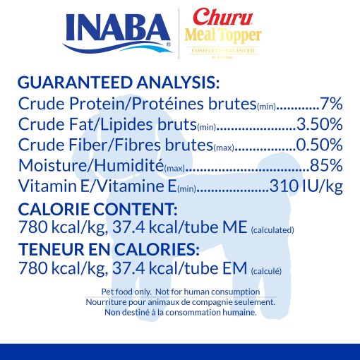 INABA Churu Meal Topper para Perros, Completo y Equilibrado, Cremoso, Comida para Perros en Pure para Lamer, Tubo de 1.69 Onzas, 9 Tubos (3 por Paquete), Receta de Atun con Carne de Res - Imagen 3