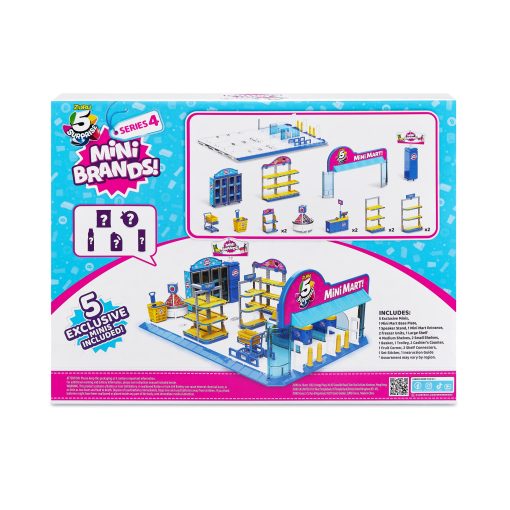 Juego de Juguete 5 Surprise Mini Brands - Mini Mart de ZURU (Serie 4) Coleccionables Exclusivos y Misteriosos - Imagen 3