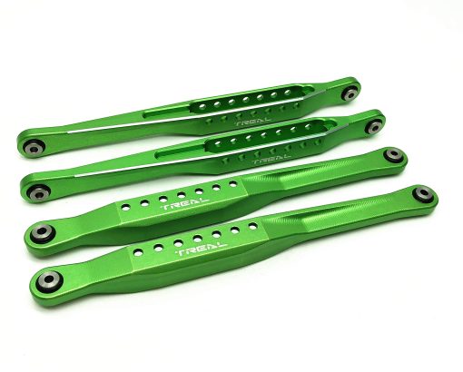 Conjunto de 4 Brazos Inferiores de Enlace para Losi LMT (Verde)