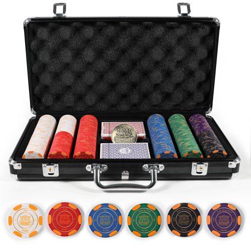 Set de Fichas de Poker GUTSHOT - 10 gramos 500 piezas con estuche premium
