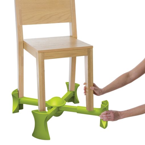 Asiento elevador KABOOST para mesa, Verde - Se coloca debajo de la silla - Asiento elevador portatil para ninos pequenos y adultos