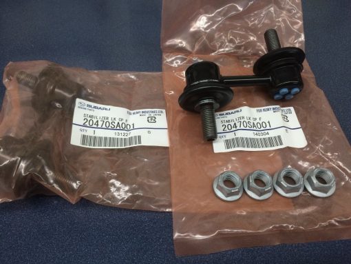 Juego de Enlaces de Barra Estabilizadora Delantera Subaru OEM Genuino Forester Outback Wrx Sti con Tuercas