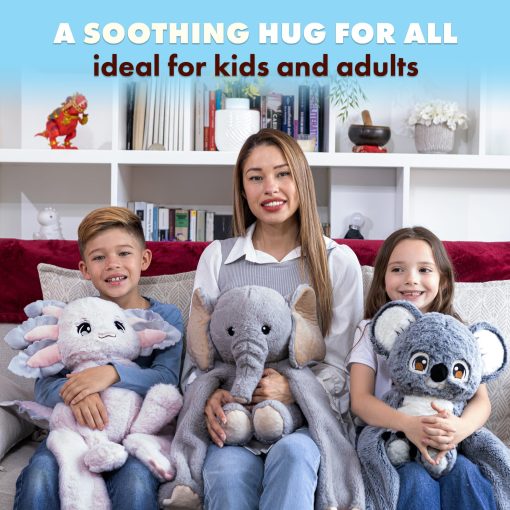 Koala de Peluche Ponderado para Adultos y Ninos 4.5 lbs - 38" de Largo Brazos Reconfortantes para Abrazos Reconfortantes Peluches Ponderados - Peluches para Ansiedad y Alivio del Estres - Noa Koala - Imagen 7