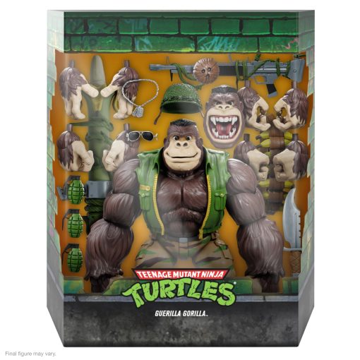 Super7 Teenage Mutant Ninja Turtles Ultimates W7 - Figura de Accion Guerrilla Gorilla - Imagen 2