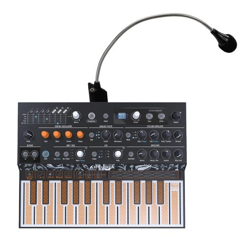 Sintetizador Hibrido Arturia MicroFreak Analogico/Digital con Microfono de Cuello de Cisne