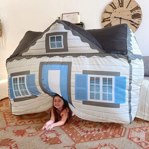 AirFort Original Patentado - Construye un Fuerte en 30 Segundos, Fuerte Inflable para Ninos, Tienda de Campana para 3-12 Anos, Un Casa de Juegos Donde la Imaginacion se Desata, Ventilador no Incluido (Cabana) - Imagen 7