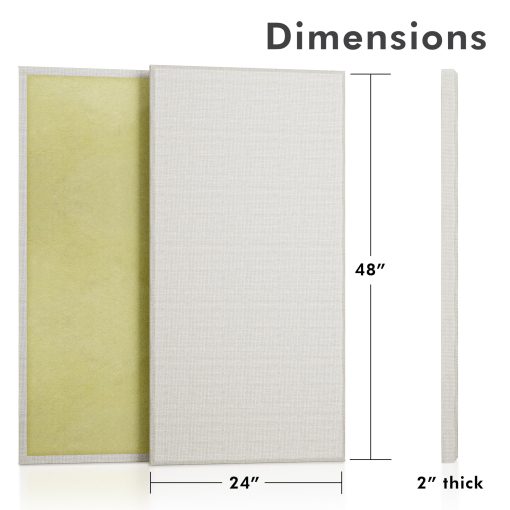 Paneles acusticos de tela TRUE NORTH (2'x4'x2") - Panel acustico de tela, Paneles absorbentes de sonido acustico, Paneles de sonido acustico para oficina, Paneles acusticos para pared, Paneles de techo acusticos - Imagen 2