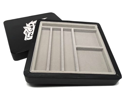 Adventure Box - Bandeja de dados y estuche de almacenamiento con tapa magnetica (Lobo) - Imagen 2