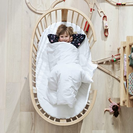 Extension de Cama Stokke Sleepi, Blanco - Convierte la Mini Cuna en Cama - Adecuado para Ninos de hasta 3 Anos - Colchon se Vende por Separado - Extiende la Cama a 50 Pulgadas - Imagen 5