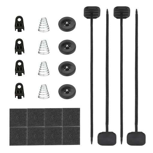 CTOCH Ventilador de Radiador Electrico de 16 pulgadas con Kit de Montaje Universal Reversible de Empuje o Extraccion 12V Alto Rendimiento 3000 CFM Negro - Imagen 9