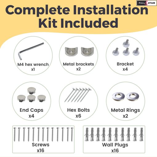 Set de Espejo de Coordinacion Montessori - Barra de Traccion y Espejo para Bebes, Ninos Pequenos | Desarrolla Habilidades Motoras Auto-Exploracion | Incluye Hardware | Espejo de Acrilico de Seguridad de Plexiglas y Barra de Acero Recubierta de Polvo - Imagen 2