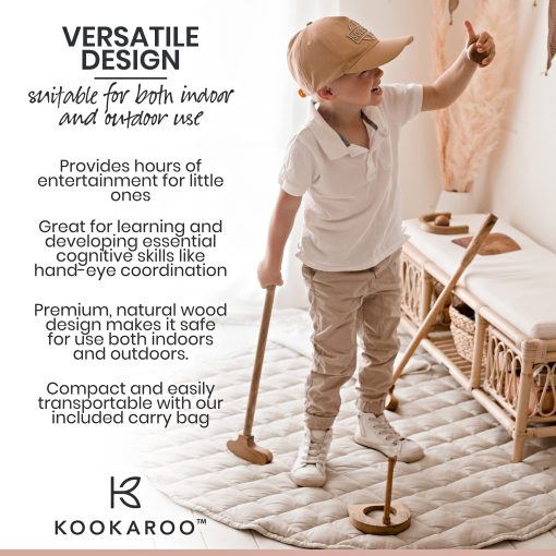 Set de Golf para Ninos KOOKAROO Edades 3-5 - Palos de Golf para Ninos 3-5 - Set de Golf para Ninos - Set de Golf para Ninos 4-8 - Juguete de Golf para Bebes - Set de Golf para Ninos de 2 Anos - Palos de Golf para Ninos Pequenos de 2 Anos - Mini Set de Golf - Palos de Golf para Bebes - Imagen 4