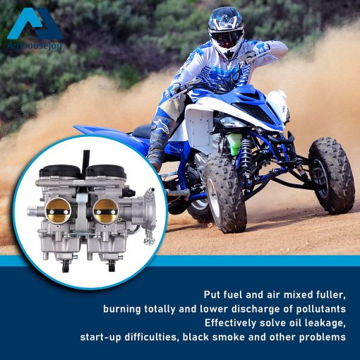 Carburador Carb Fit para Yamaha Raptor 660 660R YFM660 YFM660R 2001 2002 2003 2004 2005 - Imagen 7