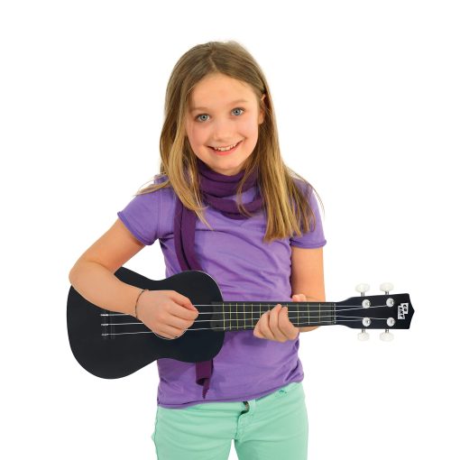 Ukulele Soprano CB SKY 21"/53cm para ninos, principiantes y estudiantes (Negro) - Imagen 5