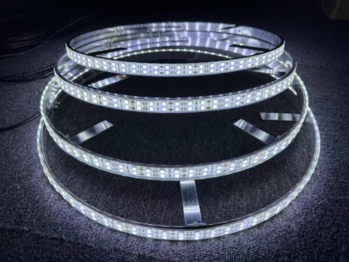 Luces de Aro de Rueda LED Iluminadas en Blanco Puro de Doble Fila Sando Tech 15.5'' Interruptor de Balancin / Control Remoto Luces Brillantes Blancas Solidas Intermitentes para Llantas de Coche de Camion (15.5 PULGADAS Doble Fila) - Imagen 6