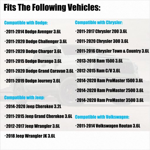 Juego de 6 Bobinas de Encendido y Bujias Compatible con Chrysler 200 300 Town Country Dodge Charger Grand Caravan Ram Jeep Cherokee 3.6L V6 - Imagen 2