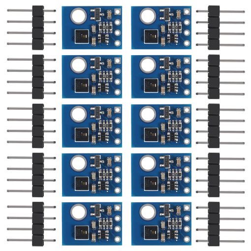 10 piezas de modulo de sensor de temperatura y humedad I2C AHT20 de alta precision con sonda de sensor de humedad DHT11 version mejorada para Arduino