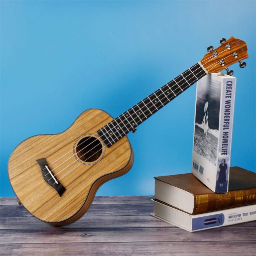 Ukelele Tenor Ranch de 26 pulgadas Profesional Aprender a Tocar Principiante Ukelele con 12 Lecciones Gratis en Linea Kit de Instrumento de Ukelele Inicial Bundle Estuche Gig bag & Afinador & Correa & Conjunto de Cuerdas Aquila - Acabado Mate - Imagen 5