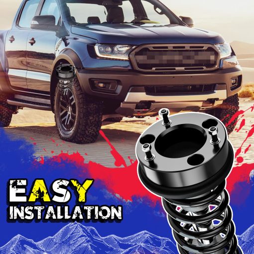 KSP 2" Silverado Kit de Elevacion, 2in Espaciadores de Elevacion de Suspension Delantera Compatible Con Chevy Silverado GMC Sierra 1500 2007-2022, 2pcs Espaciadores de Riel de Aluminio Aumentan 2inch de Espacio en Camionetas y Camiones - Imagen 5