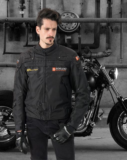 Chamarra de Motocicleta Chaqueta de Moto Abrigo a Prueba de Viento Ropa de Moto Completa de Proteccion Cuerpo Armadura Otono Invierno - Imagen 7