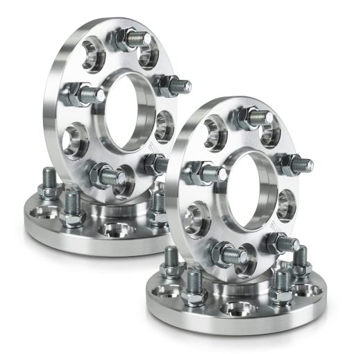 4pcs Separadores de Rueda con Centro Centrado de 15mm 5x114.3 (67.1mm CB) Perno 12x1.5 Compatible con Genesis Tiburon Veloster Optima Soul Mazda 3 5 CX-7 Miata MX-6 RX-7 RX-8 Protege Compass Patriot Evo8 9 10 Eclipse