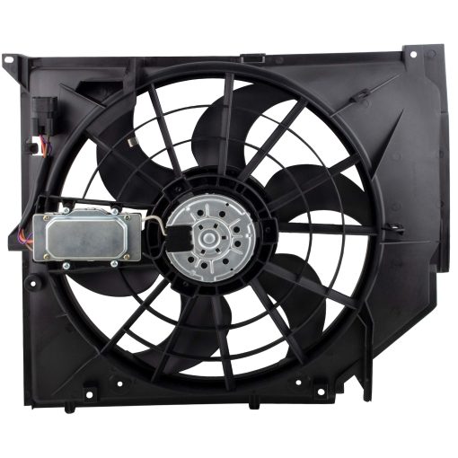 Ensamblaje del Ventilador de Refrigeracion del Radiador MYSMOT para 1999-2005 B-M-W E46 3-Series 320i 323Ci 323i 325Ci 325i 325xi 328Ci 328i 330Ci 330i 330xi OE# 17117561757 621-199