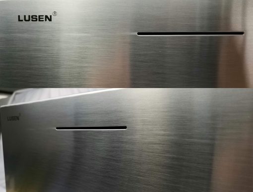 Hucha de Acero Inoxidable LUSEN, Caja Fuerte para Ahorro de Dinero para Ninos, Solo se Puede Depositar, No se Puede Sacar (12inX12inX12in) - Imagen 5