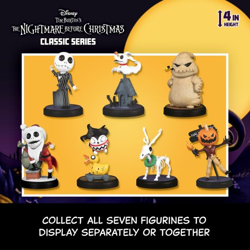 YuMe Disney's The Nightmare Before Christmas Classic Series Hero Box - Caja de Heroe de la Serie Clasica - Blind Box (Paquete de 6) Figuras de Juguete Coleccionables de 4", Decoracion Navidena, Jack Skellington, Regalos para Ninos, Ninas y Ninos de 8+ anos - Imagen 2