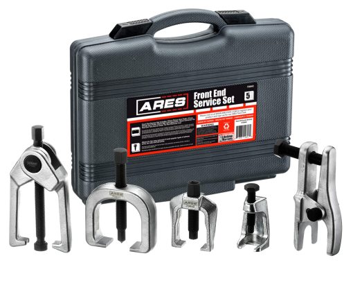ARES 70840 - Juego de Servicio del Extremo Delantero - Permite la Facil Extraccion de los Tipos de Pitman Arms, Tie Rods y Ball Joints Mas Populares - Incluye Estuche de Almacenamiento