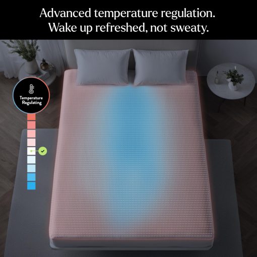 Juego de sabanas Miracle Made? Luxe Cooling ?Stone,Split King? 4 Piezas con Infusion de Plata, 300 Hilos, Termorregulacion Miracle Clean & Cool ? Tejido de Eucalipto Ultra-Transpirable para Piel Sensible - Imagen 2