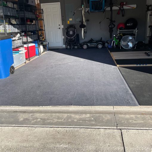 Tapetes para piso de garaje Rojeeson, Protege los pisos del garaje y los mantiene limpios por mucho tiempo? Tapete absorbente de aceite? Tapetes para motocicletas, tapetes para bicicletas de montana? Tapete para equipos domesticos? Lavable (7' 6'' x 16' 8'') - Imagen 4