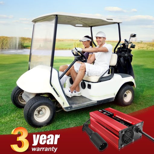 Cargador de bateria de carrito de golf de 48 voltios y 15 amperios Magula para Club Car DS & Precedente, con Carga Lenta, Carga Completa en 4-6 Horas, solo 5 Libras, Reemplaza Cargador de Carrito de Golf de 48 Voltios para Club Car, Cargador de Club Car de 48 Voltios - Imagen 7