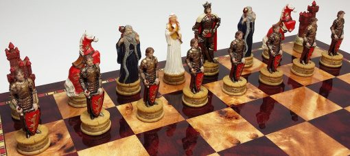 Juego de Ajedrez HPL King Arthur/Sir Lancelot La Edad Media Camelot - SIN Tablero - Imagen 7