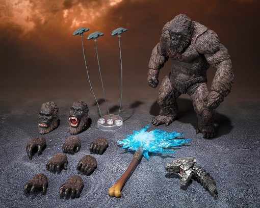 TAMASHII NATIONS - Godzilla vs Kong 2021 - Kong - Edicion Color Exclusiva del Evento, Figura de Accion Bandai Spirits S.H.MonsterArts - Imagen 6