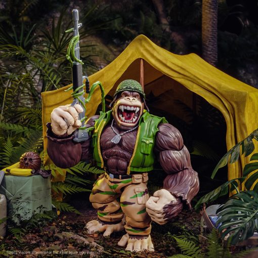 Super7 Teenage Mutant Ninja Turtles Ultimates W7 - Figura de Accion Guerrilla Gorilla - Imagen 3
