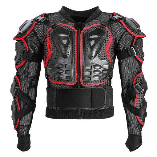 Chaqueta protectora para motocicleta Armadura completa de proteccion de cuerpo Chaqueta de seguridad protectora para motocross Racing Armor para hombres y mujeres Para motocicleta todoterreno Ciclismo Esqui Patinaje