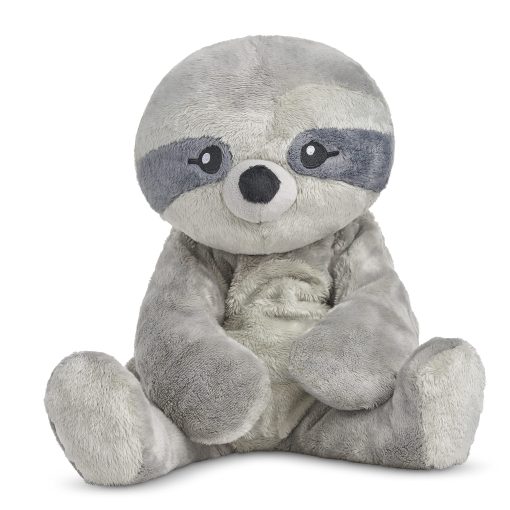 HUGIMALS Sam The Sloth 4.5 lb Peluche Pesado Lindo con Peso de Confort Grande sin Aroma para Todas las Edades - Ninos, Adolescentes y Adultos