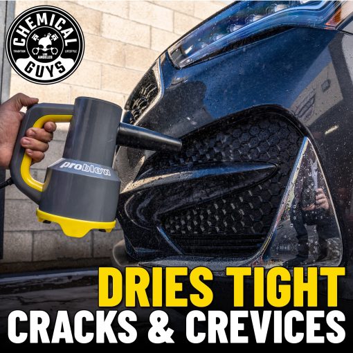Chemical Guys EQP403 ProBlow Secador y Soplador de alta velocidad profesional de mano (Secador para lavado de autos) para automoviles, camiones, SUVs, RVs, jardin, garaje, hogar, trabajo y mas - Imagen 2