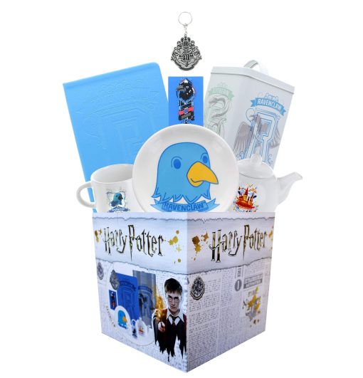 Caja LookSee de Casa Ravenclaw de Harry Potter | Contiene 7 Regalos Oficiales Tematicos de Harry Potter Incluyendo Cuadernos, Imanes, y Mas | Caja de Regalo Cuadrada Mide 7.75 Pulgadas
