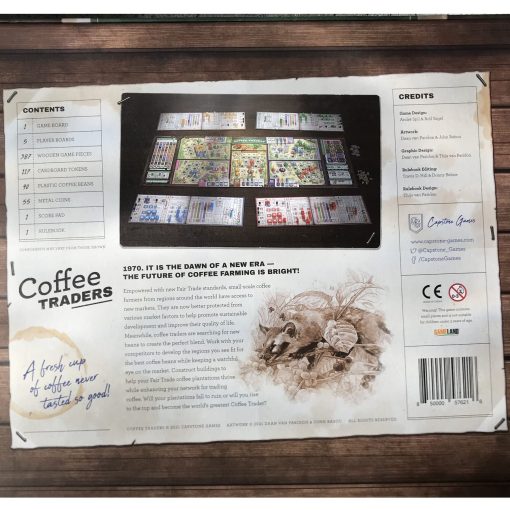 Capstone Games: Coffee Traders - Juego de Estrategia de Mesa, 3-5 Jugadores, Edades 12+, 120 Min - Imagen 3